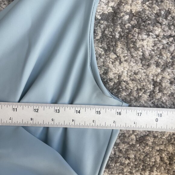 Alex Evenings Dress Womens 6 Sleeveless Maxi Gown Ruched Beaded Formal Elegant - Picture 3 of 8